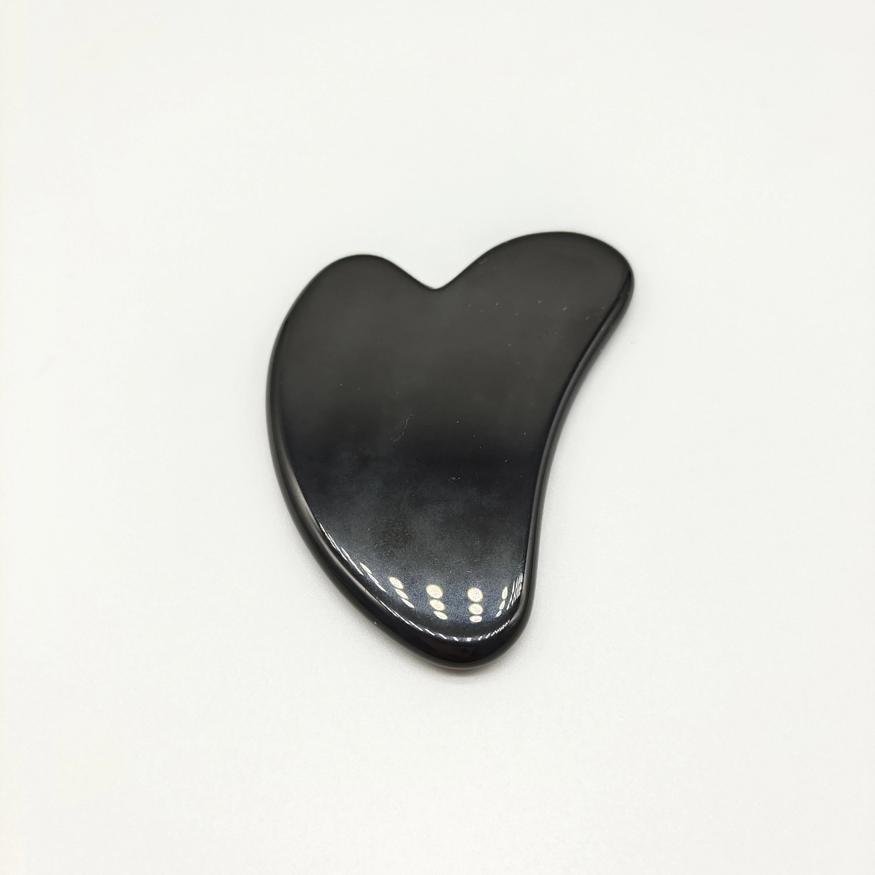

Natural Black Obsidian Gua Sha Massage Tool Crystal Scraping Board for SPA Gua Sha Board