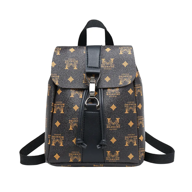 

Creative safety buckle Student Backpack trend Korean versatile backpack women's bag, Customizable