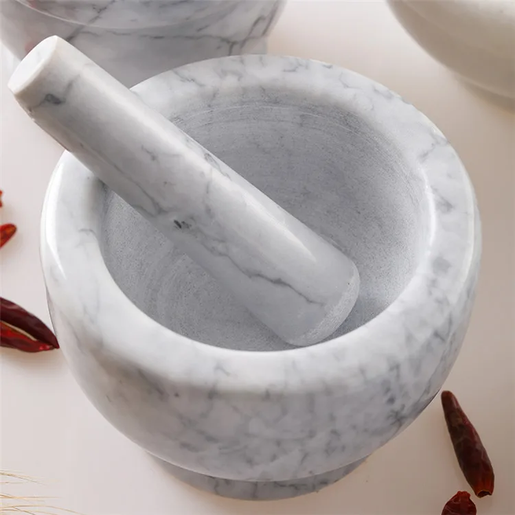 Marble Mortar and Pestle