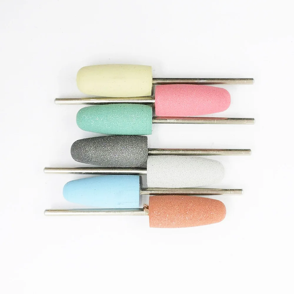 

Factory Directly Supply Thinlan Round Head Rubber Ceramic Art Bit Equipment Cap For Nail Sanding Drill Bits, Yellow(xf);blue(f);pink(m);gray(c);green(c);black(xc);brown(2xc)