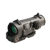

Tactical 1x-4x Fixed Dual Purpose Scope Red illuminated Red Dot Sight for Rifle Hunting Shooting with Rubber Covers