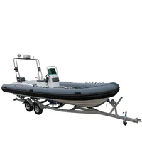 

7.6 M/25 Feet Inflatable Sport Fishing Boat Rib760 with Aluminum Floor