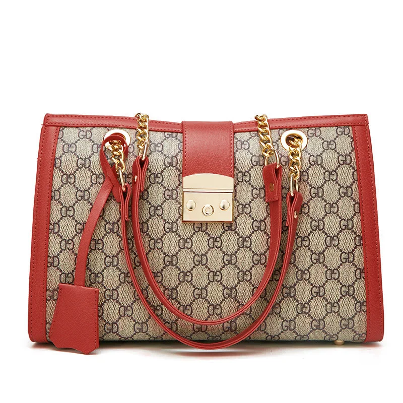 

wholesale factory shoulder leather New high-end fashion small hand bag printed shoulder bag goddess versatile bag