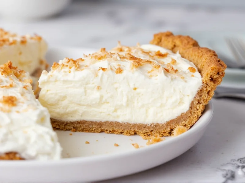 homemade coconut cream pie