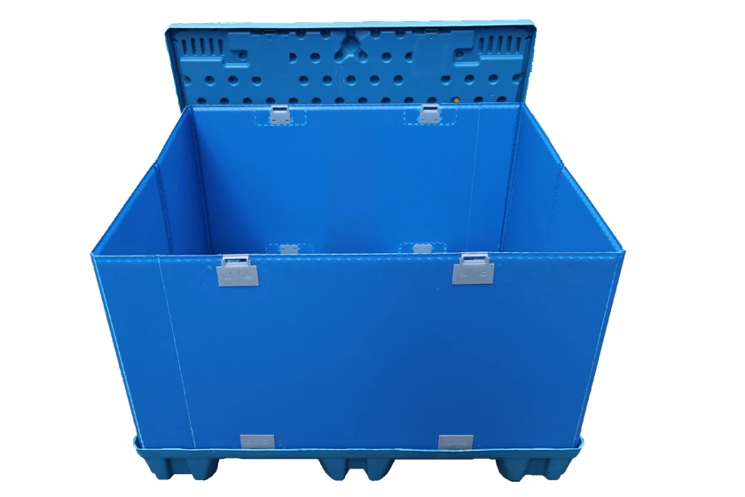 Join Collapsible Solid Pallet Box Plastic Pallet Container Honeycomb