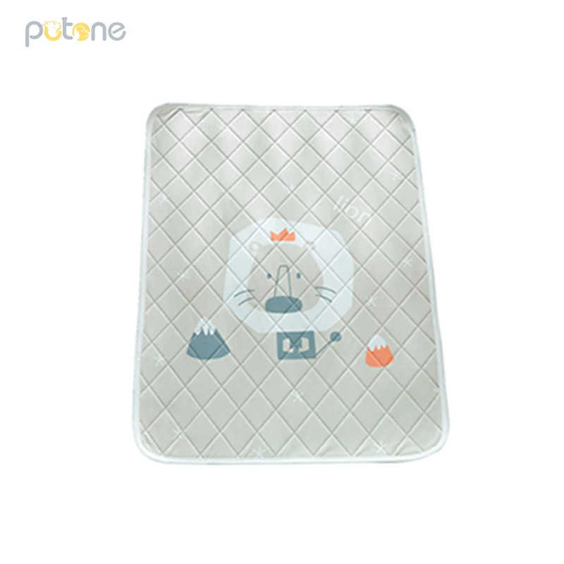 

digital print cartoon polyester infant changing mat quick absorbent newborn baby diaper changing pad waterproof urine pad