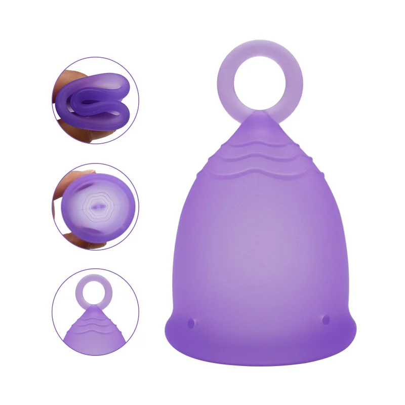 

ISO-approved Teen Menstrual Cup Beginner menstrual cup, Pink, purple,seafoam, black,customized