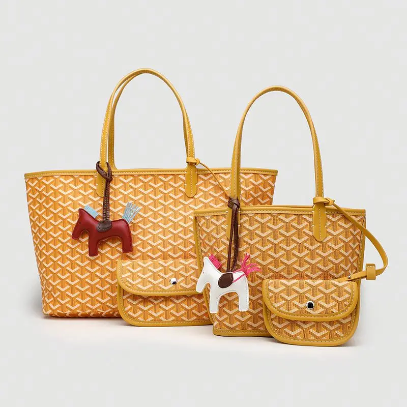 

Lattice Totes Composite Bag Pu Shopping Bags Large Capacity Hand Bags Set Handbag For Women