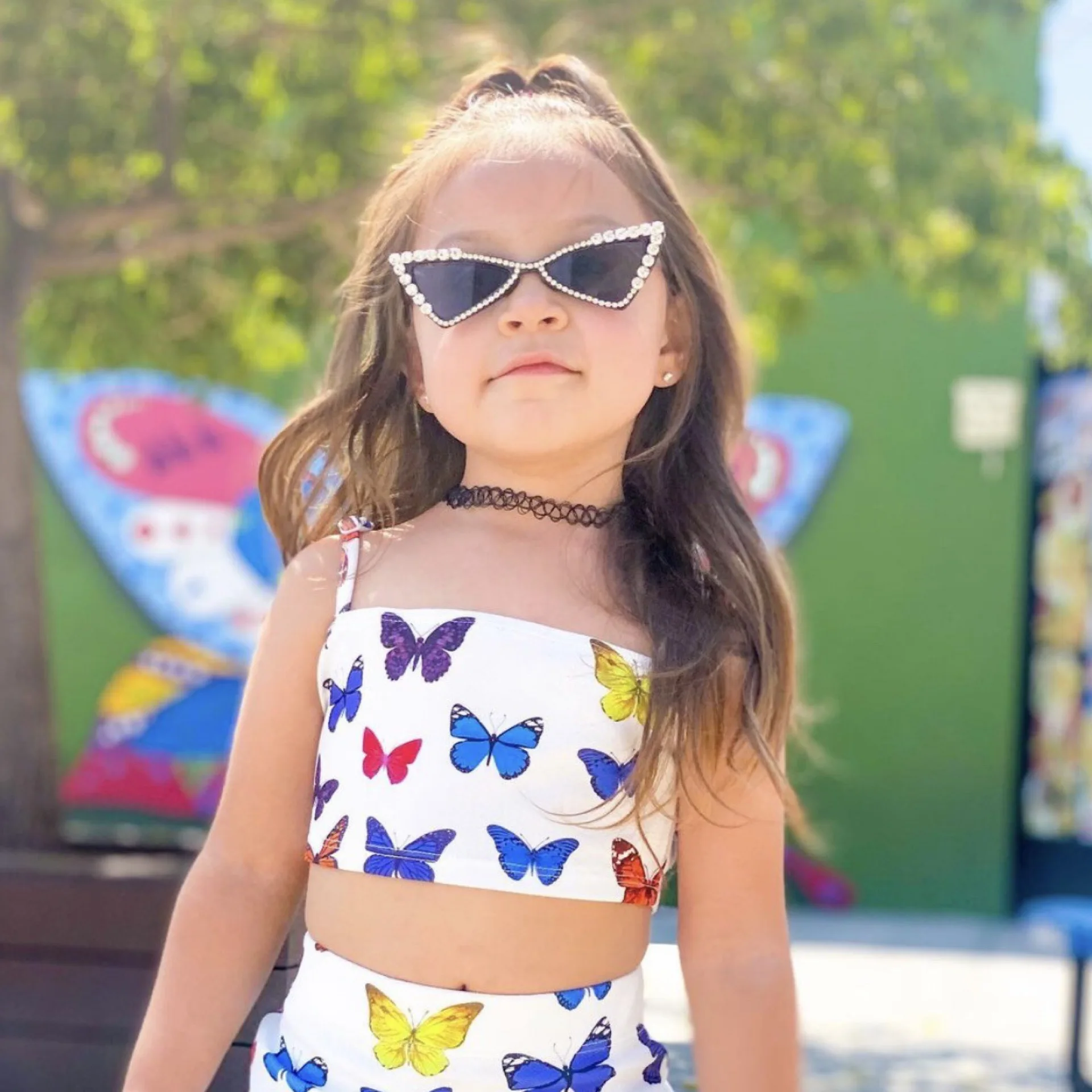 

Children Sunglasses Kids Diamond Sun Glasses Luxury Kids Sunglasses For Girls Boys