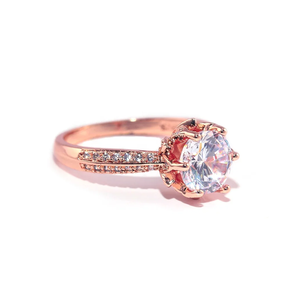 

American and European Fashion Parties Wedding Jewelry Claw with Zircon Female Ring accessories