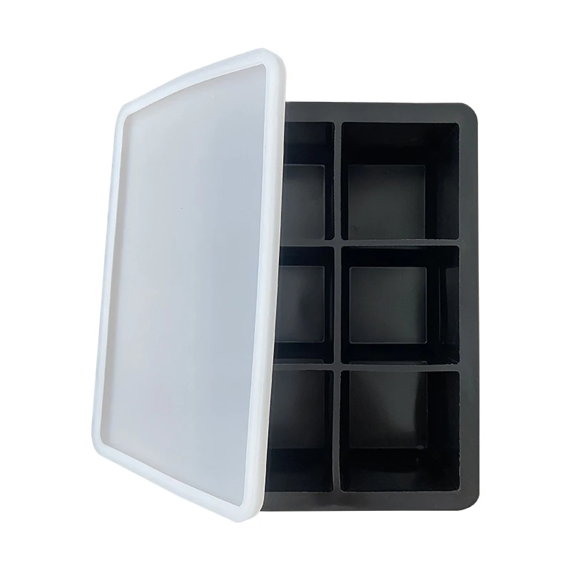 

Narrow Ice Cube Mold 100% Food Grade Silicone Ice Cube Tray for drink, Black
