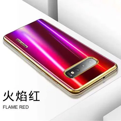 

for samsung s8 s8+ s9 s9+ s10 s10+ s10e note 8 note 9 phone case 3d curved glass case with electroplate tpu phone case