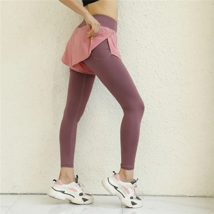 

New Women's High Elastic Yoga Pants Apparel Outer Wear Training Tight Running Sports Trousers Fitness Yoga Pants, Different colors and support to customized