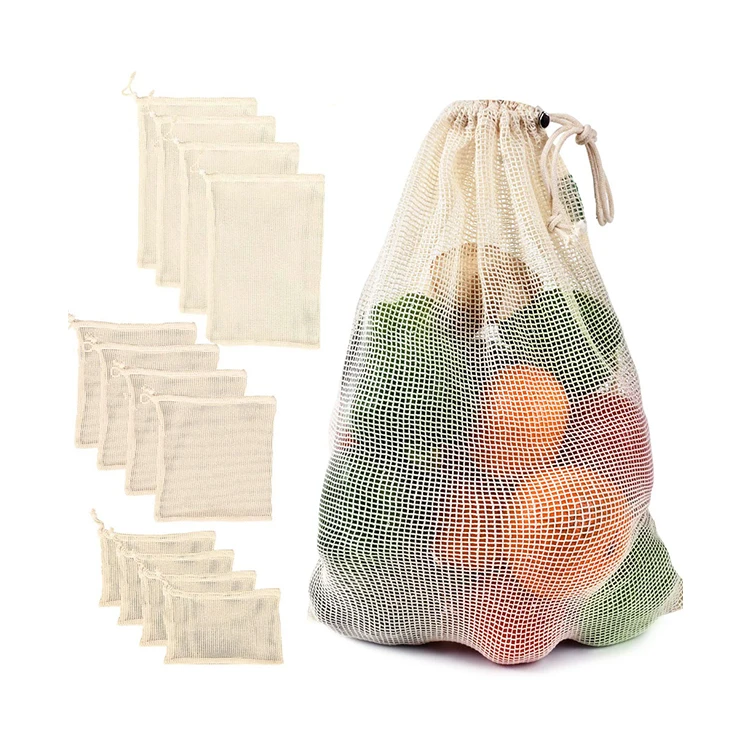 drawstring produce bags