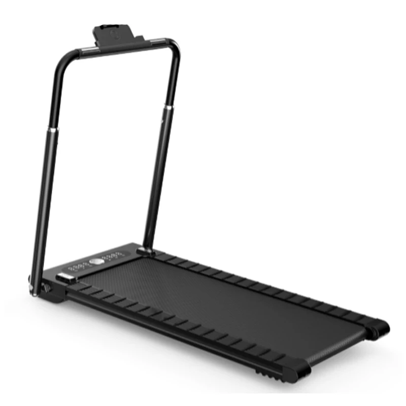 

Wholesale EU warehouse stock Ultra thin portable flat fitness treadmill running machine with remote for home use, Black