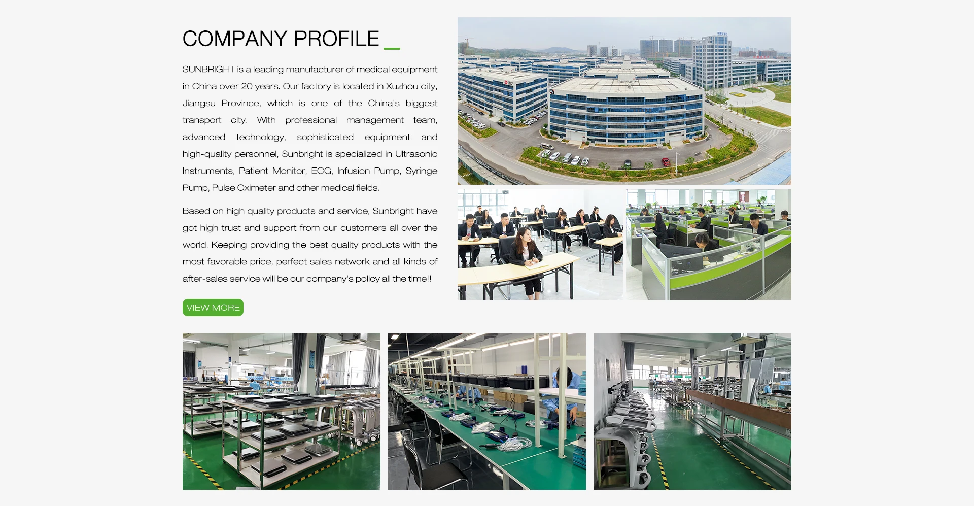 Company Overview Xuzhou Sunbright Electronic Technology Co., Ltd.