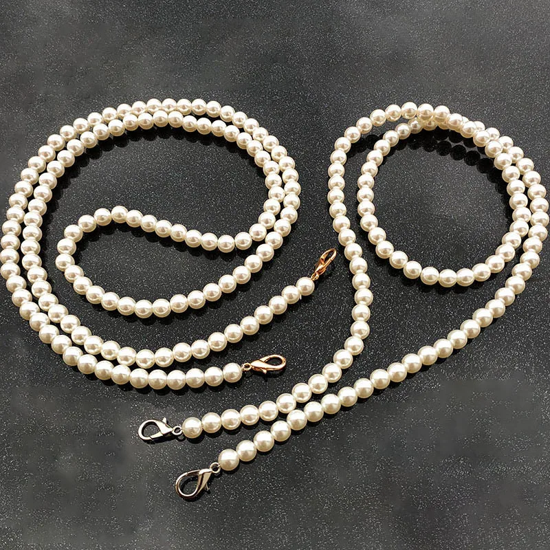 

Kesoil-1 Extension Strap Long Cross-body Pearl Decoration Bag Accessories