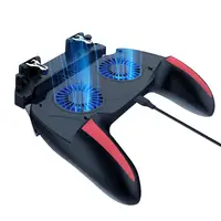 

PUBG GamePad H10 Double Cooler Cooling Fan Power Bank L1 R1 Fire Trigger Mobile Game Controller Gamepad Joystick