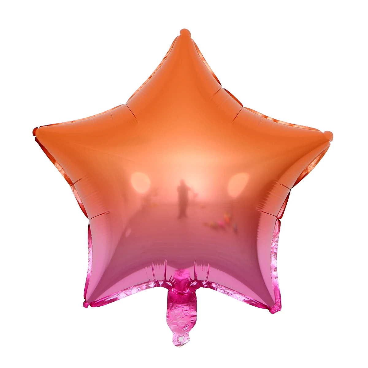pentagonal star heart-shaped gradient aluminum foil balloon for