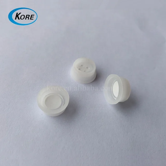 

Packing vent plug for Chemicals bottles containers D15 HDPE ePTFE, Natural