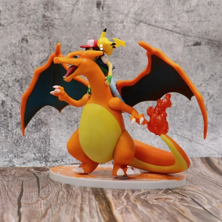 

Free Shipping 16cm Pokemon Toys charizard action figures charizard Action Figure car ornament christmas gift, Colorful