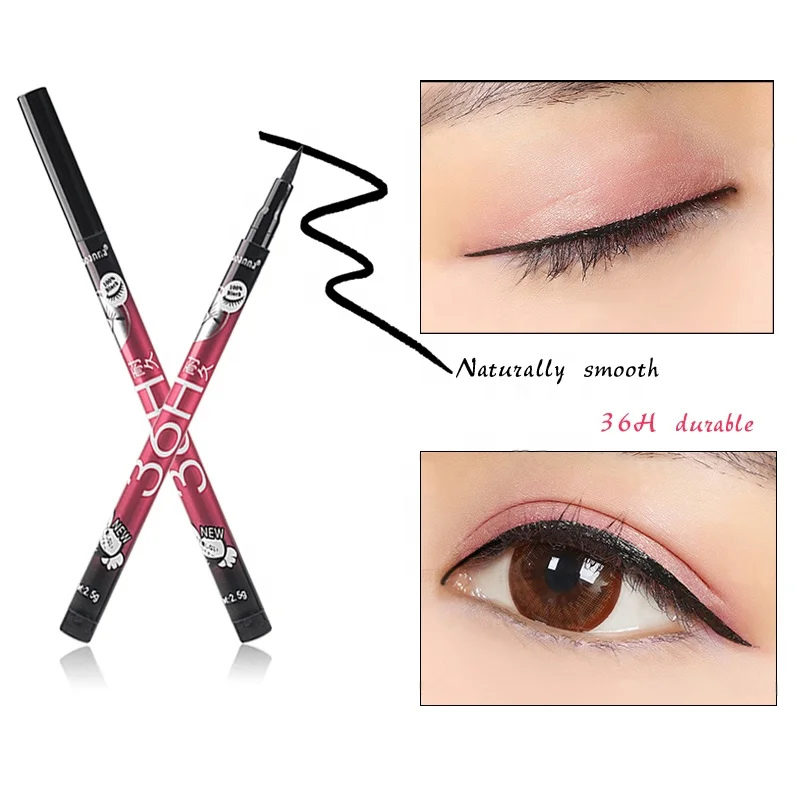 

2020 New Trendy Wholesale Makeup Thin Smooth Eye liner Liquid Durable Waterproof Eyeliner Pencil