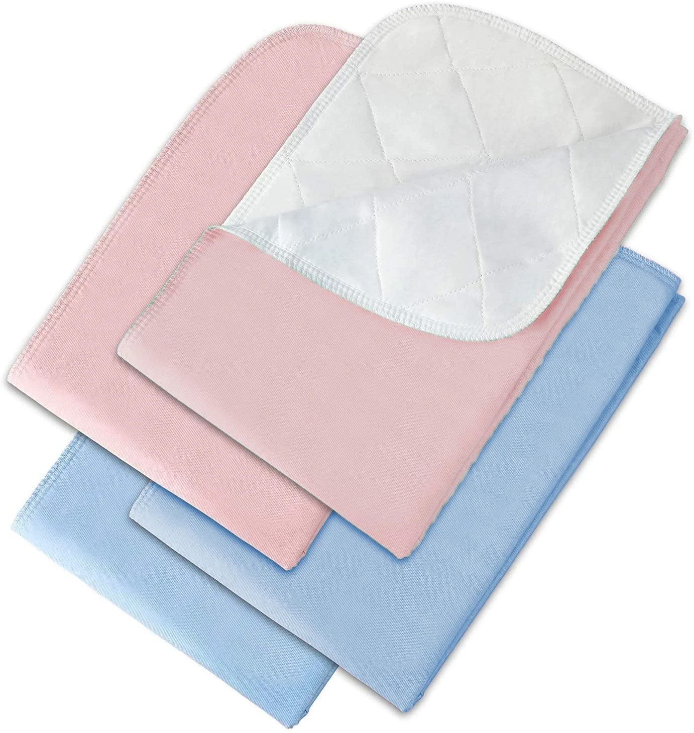 

3 Pack Ultra Soft 4-Layer Washable and Reusable Incontinence Bed Pad Waterproof Bed Pads 18"X24"