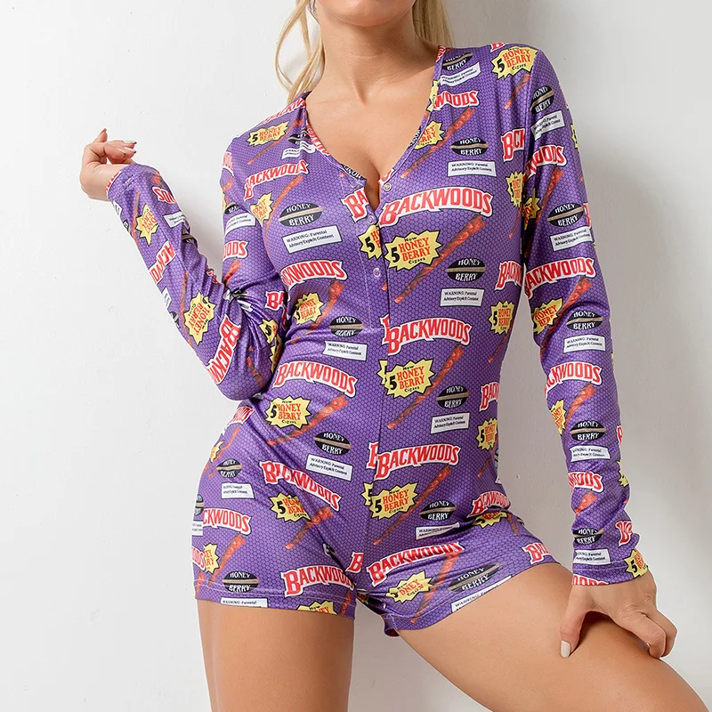 

Women's Sexy Onesie for Women Pajamas One Piece Bodysuit Bodycon Romper Short Jumpsuit, Gray, black, blue
