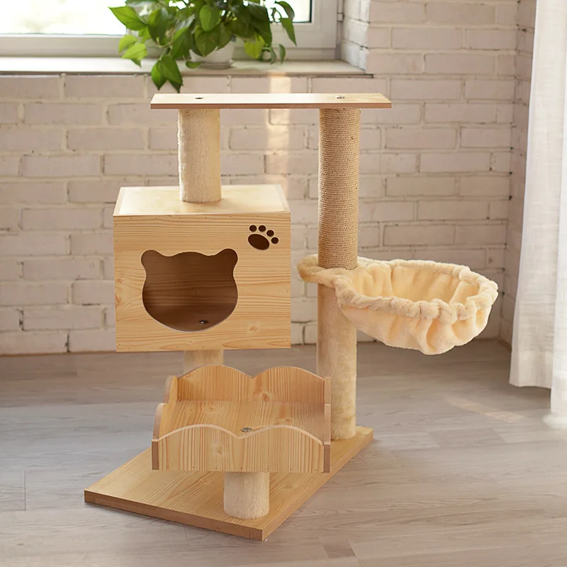 

High Quality Cat Tree Custom Pet Toy Multilayer Cat Climbing Wall Cat Climbing Shelf