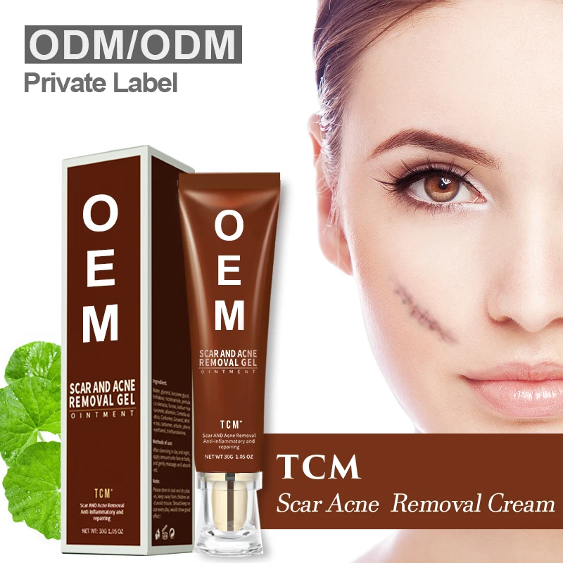 

Private label TCM Scar Cream Skin Repair Treatment Acne Scar Stretch Marks Removal Smoothing Skin Cream, Yellow color