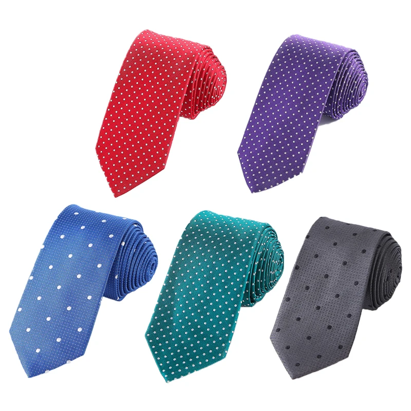 

Neckties for men silk Polka Dot Floral Woven Tie Formal Business Necktie for Wedding Party