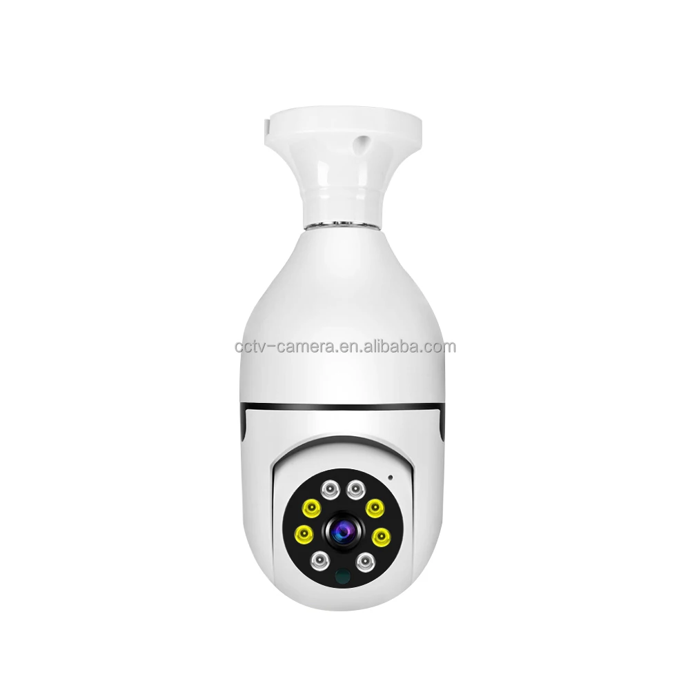 

Ceiling Mount AC Power Bulb Light Wireless Camera 90 Degree 360 V380 Pro Wifi Camera Bulb with Camera