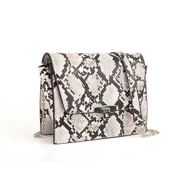 

2020 new arrivel snakeshin chain women crossbody leather bag clutch evening bag purses and handbags women