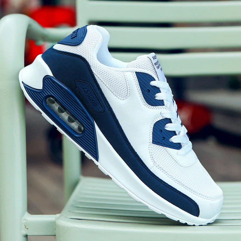 

Unisex Air Cushion Sneakers 36-47 Men's Mix Color Casual Shoes Women Fashion Running Lovers Sneakers Big Size Men Shoes