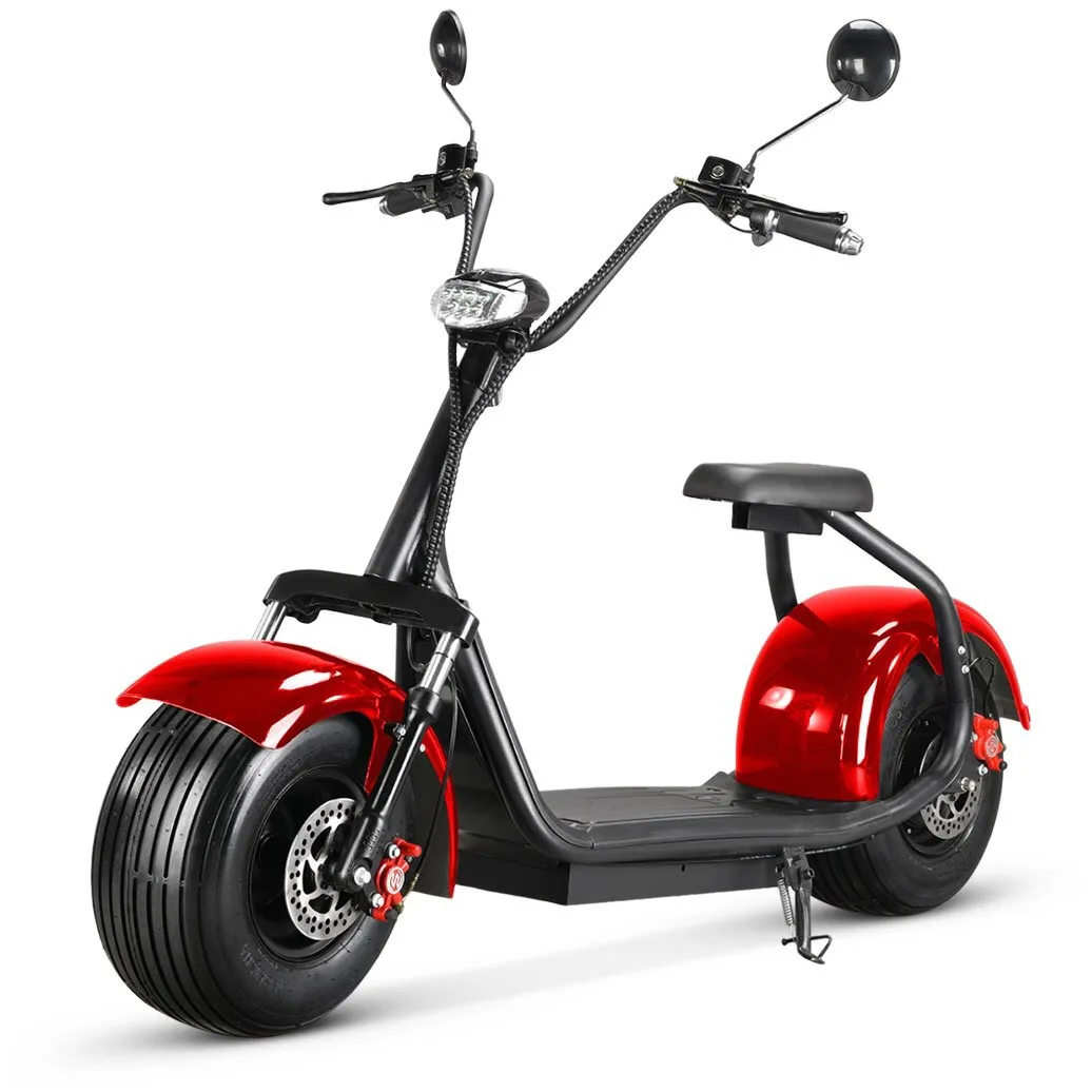 

Manufacturer Sale electric moped for adults fat tire motorcycle adult big wheel with motor for old fat guy, Black
