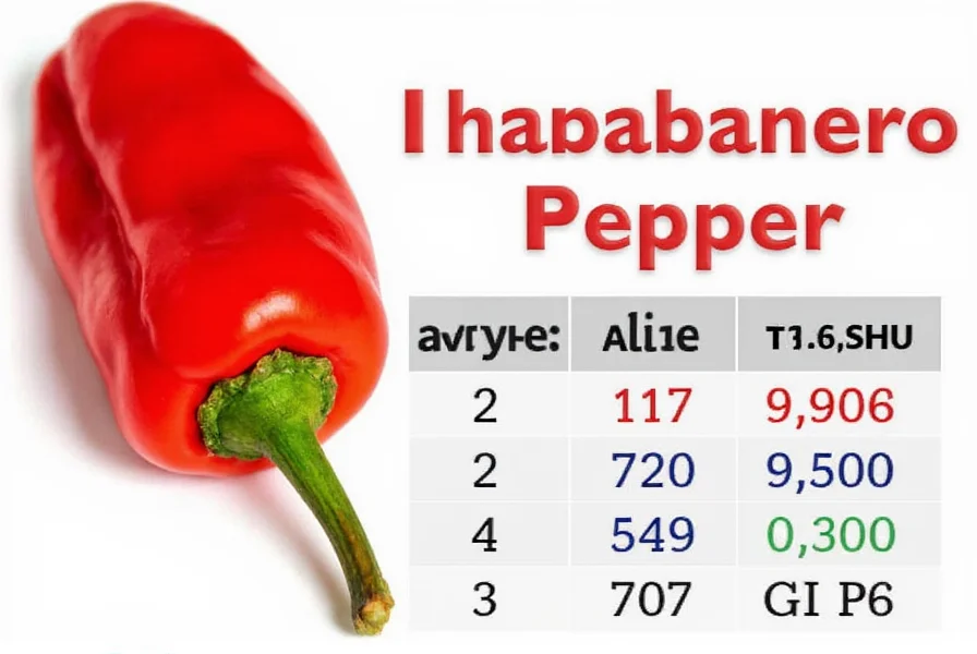 Habanero Pepper Scoville Units: 100,000-350,000 SHU Range