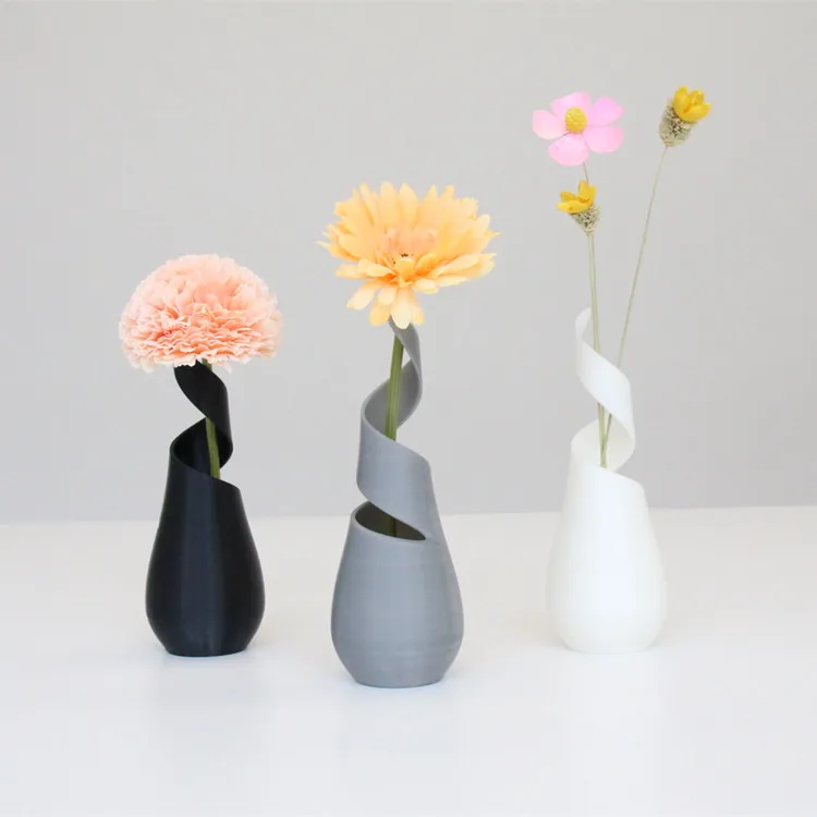 

3d printed oem dropshipping high class pla nordic art vase home