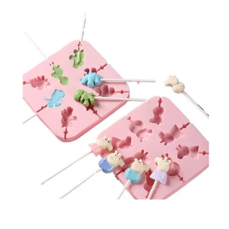 

Silicone Candy Mould Molds Animal Flowers Mold For Diy Candy, Jelly, Cookie, Chocolate, Flavored Ice,, Pink