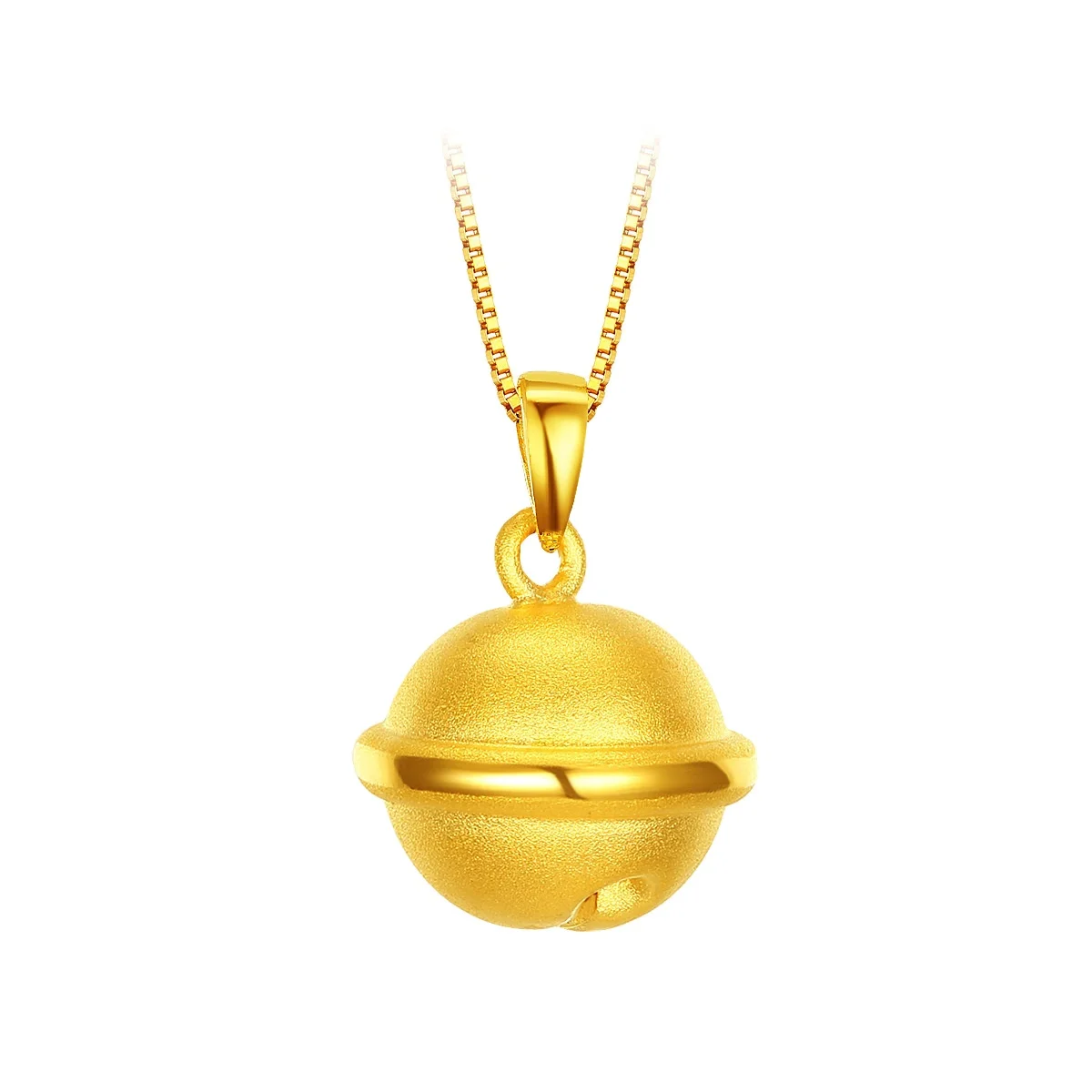 

Fugitive Princess Series Cross-Border Bell Pendant Necklace Female Transit Bead Bell Pendant Vietnam Shajin Clavicle Chain