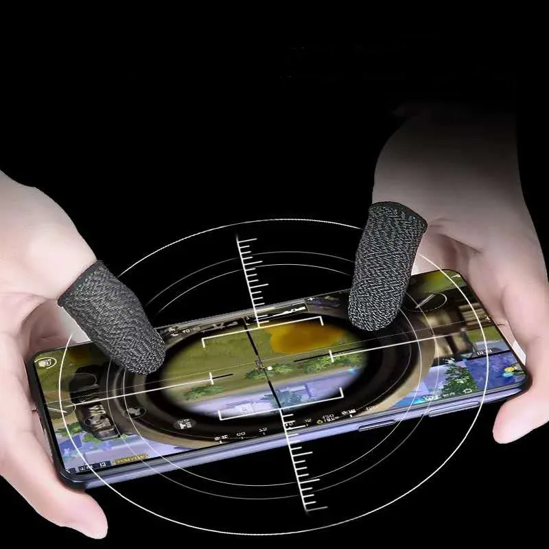 

Fingertip gloves joystick fingers silver fiber finger cots carbon fiber finger cots