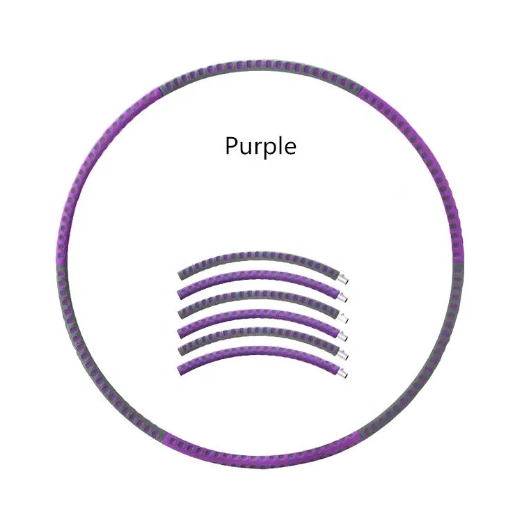 

Dropshipping Adult Fitness Equipment Stainless Steel Detachable Hoola Hoops Weighted Hula Ring, Custom