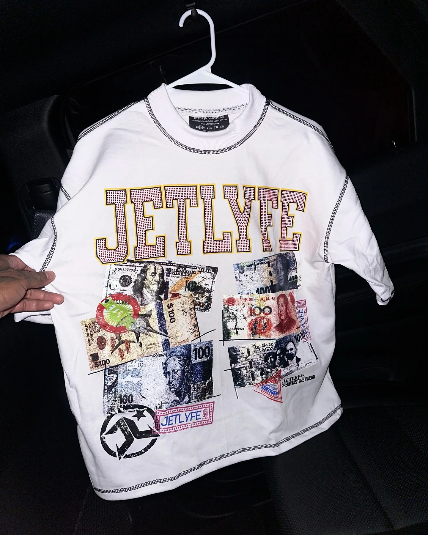 OEM Custom Print Oversized Boxy Polyester Football Jersey Heat Transfers for Rhinestone T-shirts Retro American Jersey