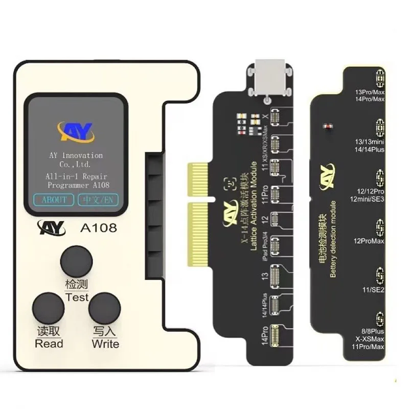 

AY Multi Function Face ID Lattice Dot Matrix Battery Module Repair Programmer For iPhone 8-14PM Mobile Phone Repair Tool