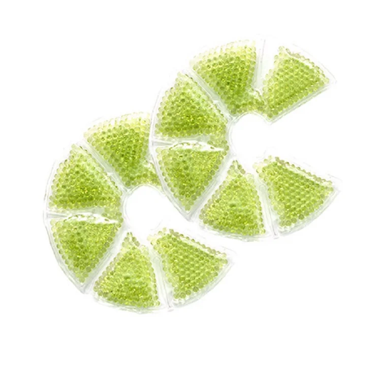 

Custom painful swollen breast nipple reusable hot &cold gel beads ice pack for women, Customized color