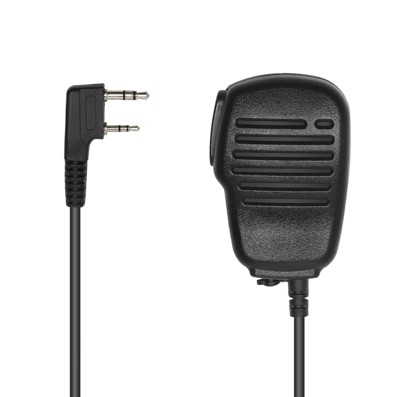 

Zastone Universal Walkie Talkie Accessories Portable Speaker For Handheld Two Way Radio Tk Head Microphone, Black