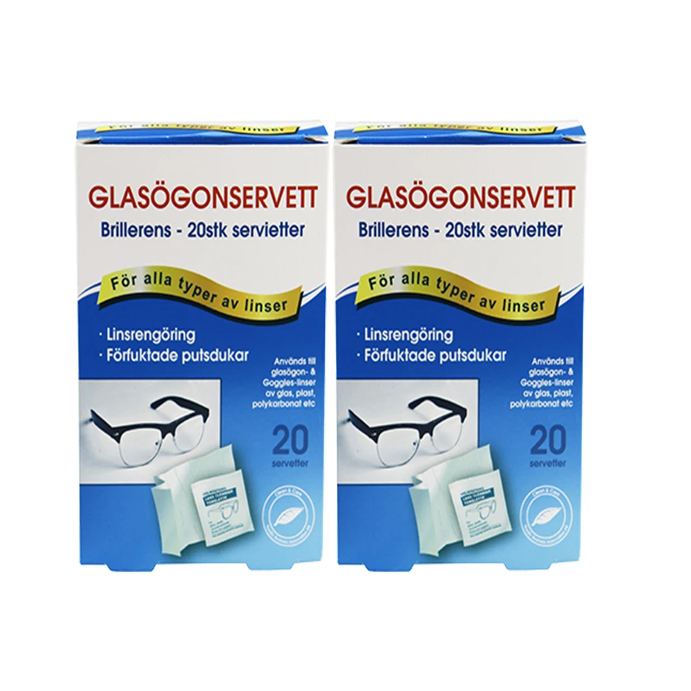 

single package disposable pre moistened glasses lens cleaning wet wipes for mobile phone screen