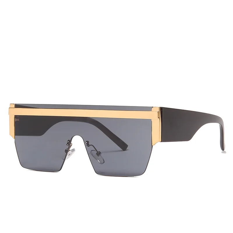 

2022 Oversized Fashion Rimless One Piece Square Sunglasses for Men and Women, 6 colors