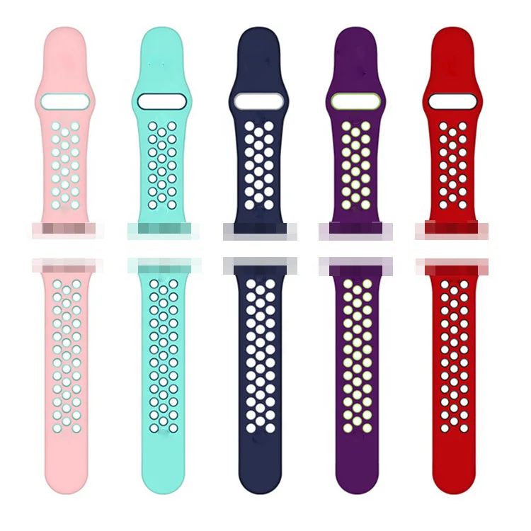 

Customizable Straps Different Shapes High Quality Eco-friendly New Design Silicone Strap Watch Band