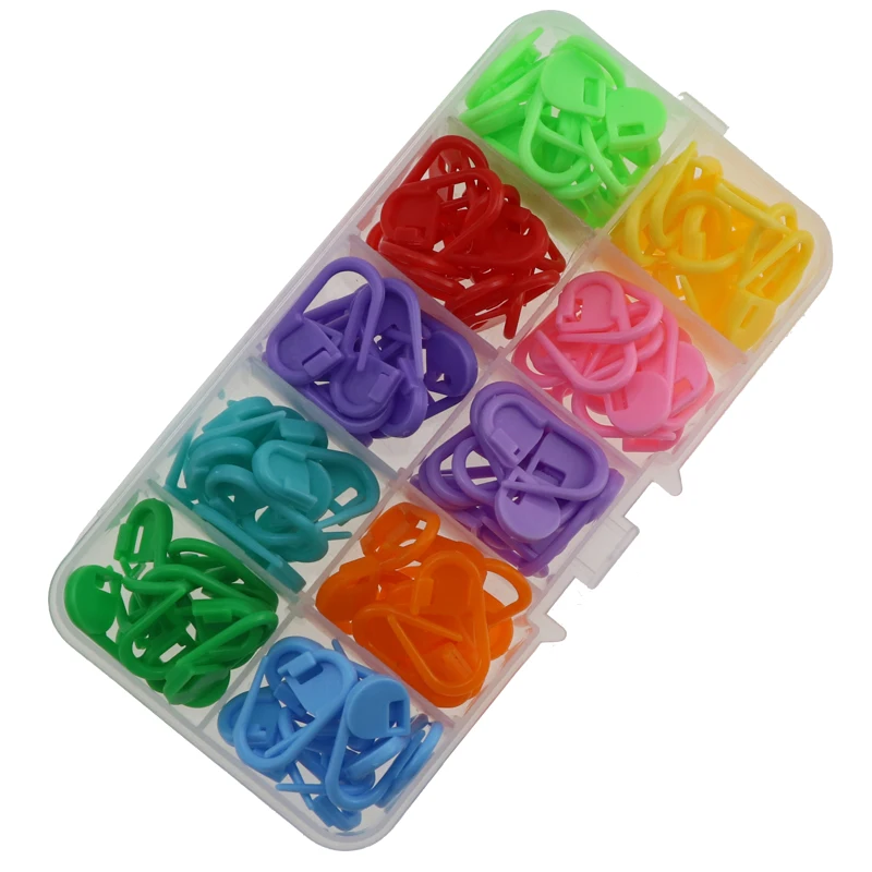 

Knitting Material Marking Button Wool Knitting Sweater Counting Buckle Anti-Solution Plastic Small Pin Buckle Small Pin Full Box