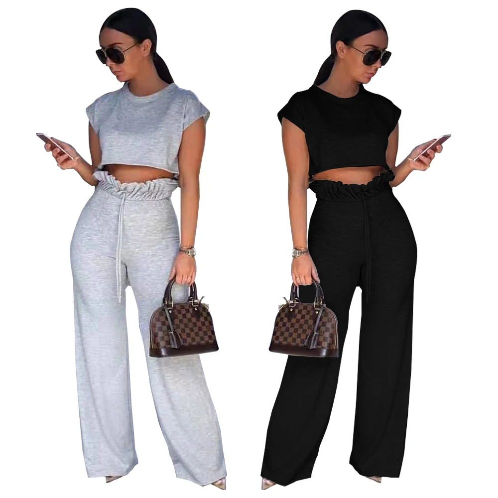 

Fall Clothes 2021 Fashion Casual Solid Color Vetement Pour Femme Trending Women Clothings Fall Two Piece Sets For Women